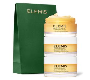 ELEMIS Pro-Collagen Cleansing Balm Trio with Gift Bag