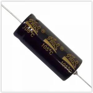 Axial Electrolytic Capacitor, Polarized, 100uF 450V, 105C, Tolerance ±20%