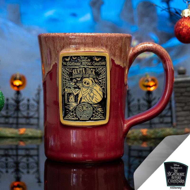 Bones Coffee Company Santa Jack Handthrown Mug