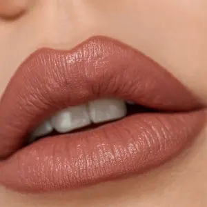 365 NUDE BROWN LIPSTICK - lush flush of pinkish brown shade