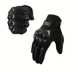 Touch screen spring summer motorcycle riding rider locomotive rider gloves protective drop hard shell protective off-road gloves