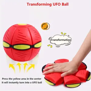3pcs Transforming UFO Balls for Dogs - Durable ABS Plastic, Interactive Play Toy, Helps with Pet Relaxation and Training, No Batteries Required, Interactive Dog Toy|Engaging Dog Toy|Robust Construction