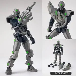 In Stock 3d Printed Invincible Toys Action Figures T13 Dummy 13 Superheroes Multi-Jointed Movable Shapeshift Toy Technology jack