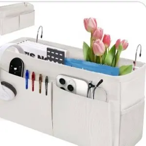 Bedside Caddy Organizer with Straps