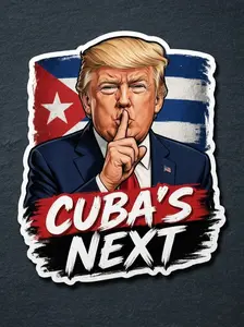 Cuba is Next Decals (8in)