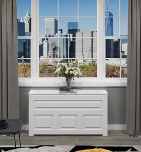 Custom White Radiator Covers for NYC Homes - HUDSON Design