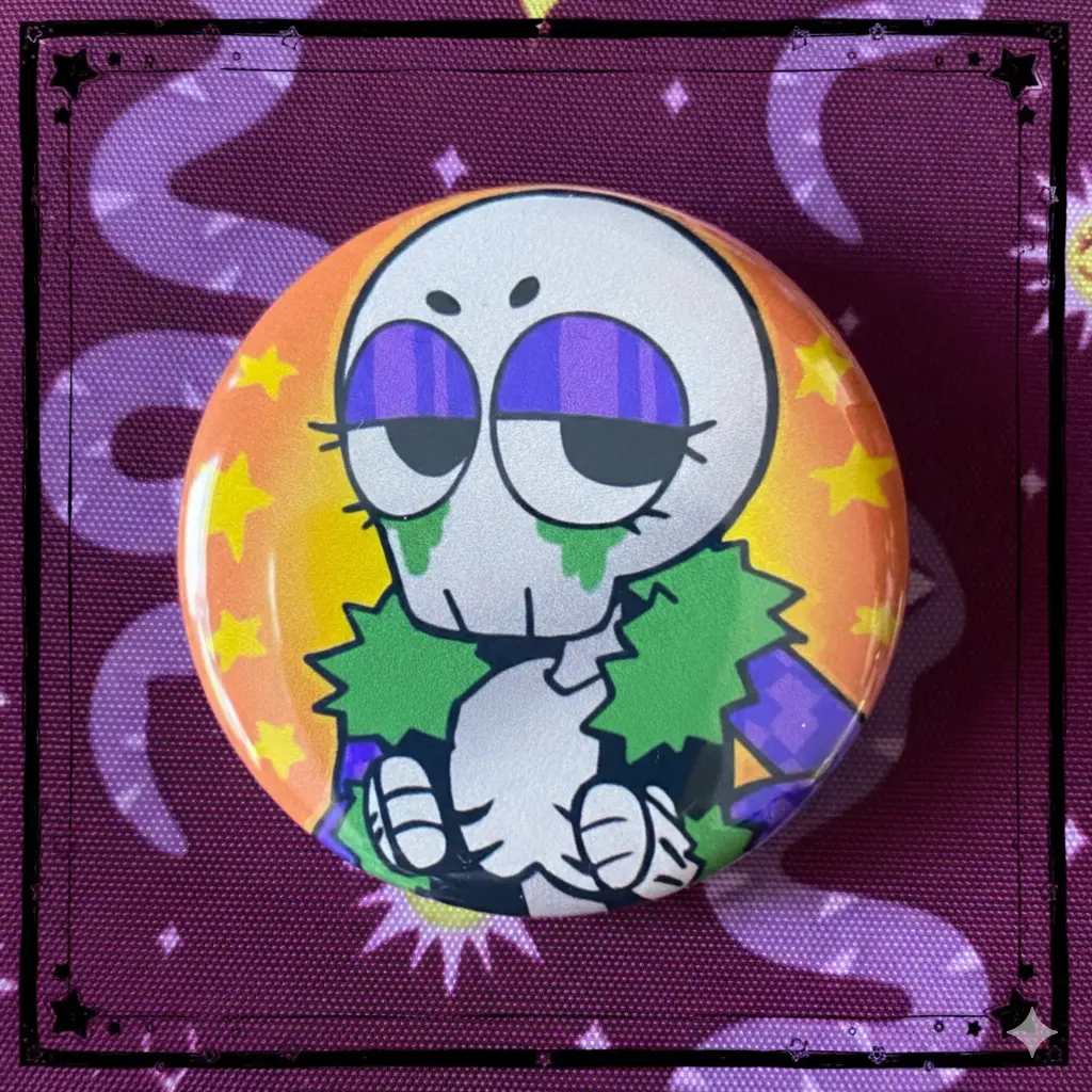 Dandy's World Halloween Toon Buttons! Kawaii Accessory for Bags