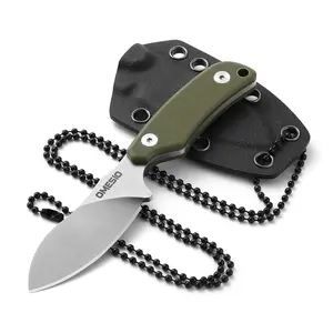 Compact EDC Utility Cutter Solid Core D2 Steel Edge with Protective Case for Daily Prep & Gifting