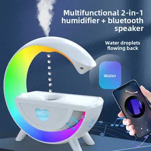 Anti-gravity humidifier aromatherapy machine anti-scalding silent large spray hydrator bluetooth speaker