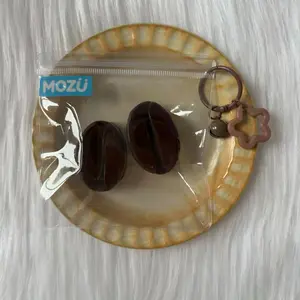 [Classic Squish Texture] taba squishy 2 Coffee Bean , Fidgets Toy for Stress Relief & Fun – Perfect for Party, Birthday, Holiday & Christmas Gifts – Silicone Material [60g]