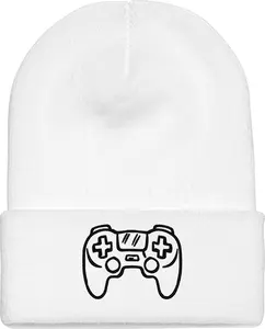 Doodle Game Controller Knit Beanie