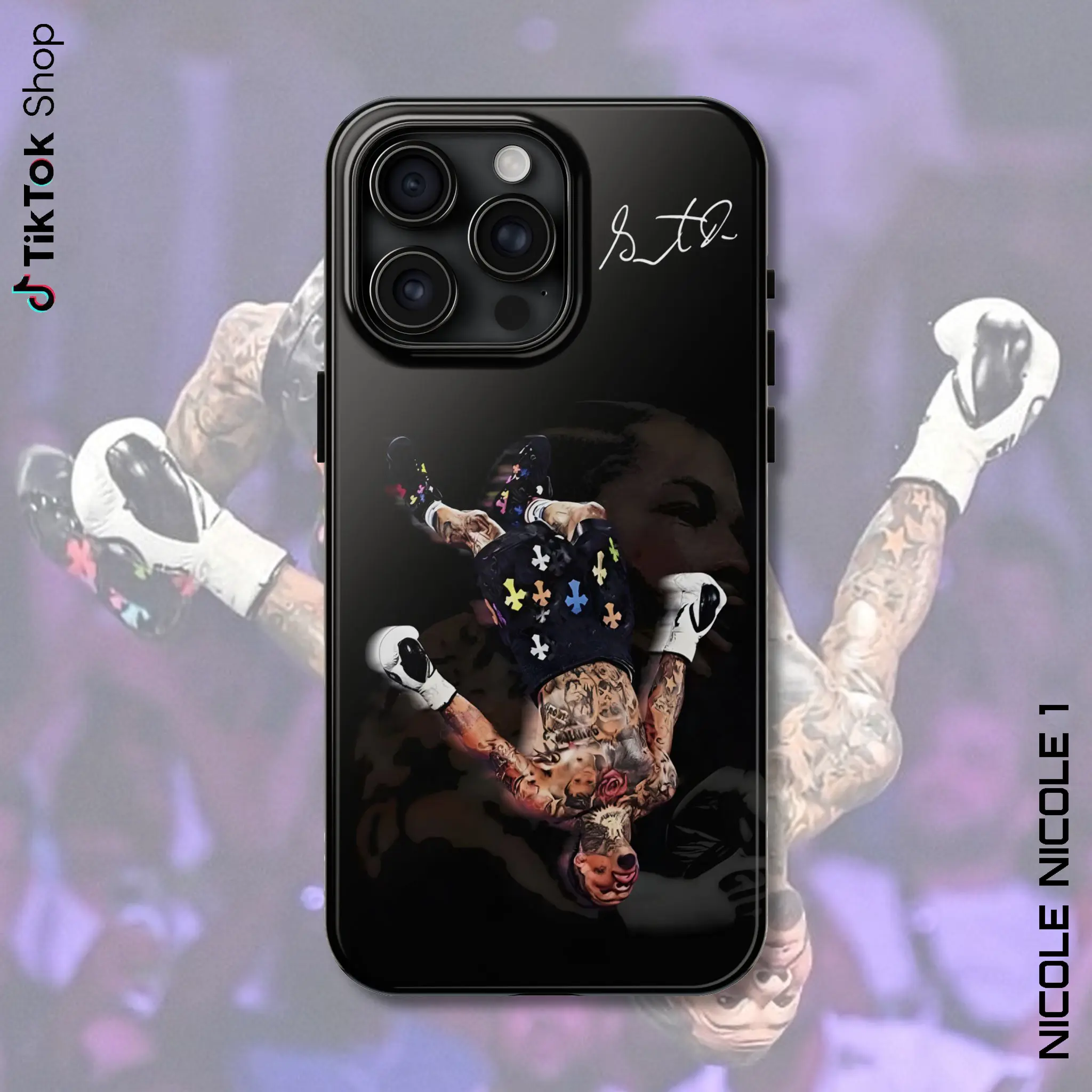 Gervonta “Tank” Davis Flip Phone Case, The Lightweight Championship Boxing Phone Cover, World Title Fight For 17 Air Pro Max
