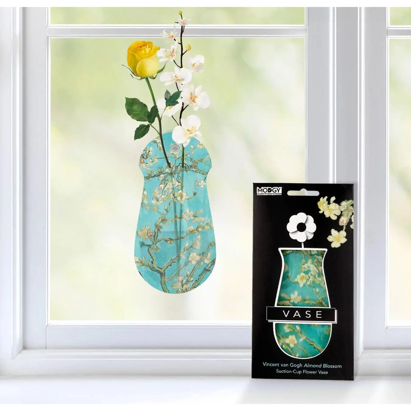 Modgy Van Gogh Almond Blossom Suction Cup Vase
