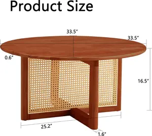 Charming Redwood Coffee Table and Decor Collection, Creating a Distinctive and Affectionate Living Room for You