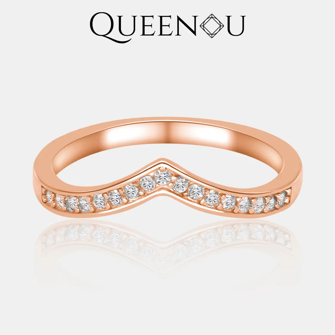 【#60】SYNTHETIC MOISSANITE BAND RINGS – Fashionable Wedding/Engagement Jewelry for Couples