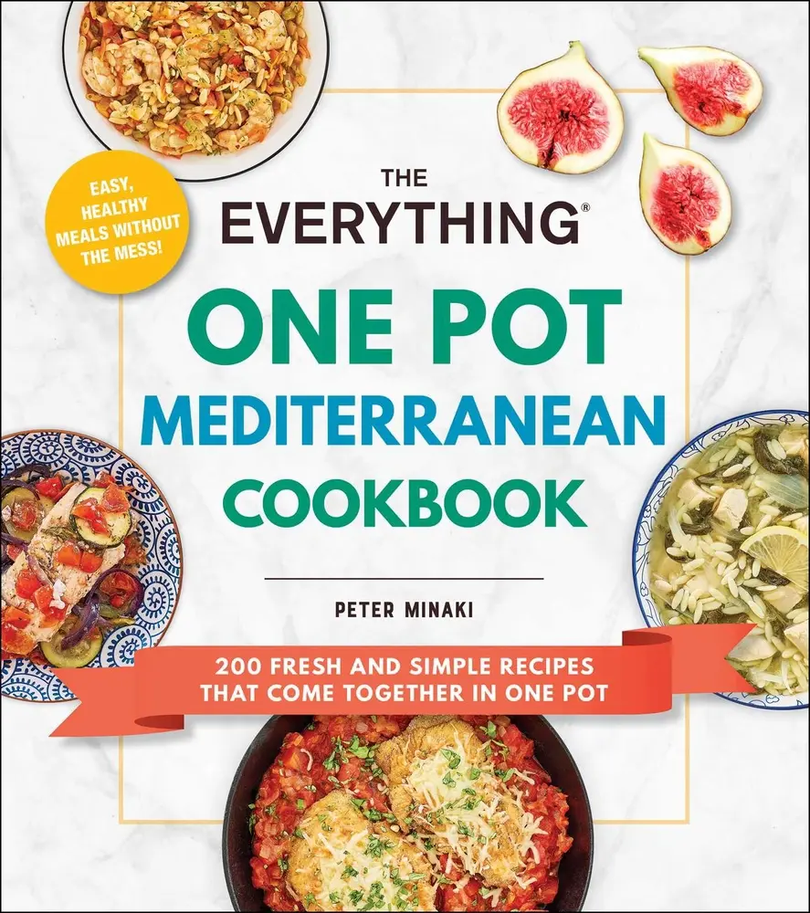 USED Book - The Everything One Pot Mediterranean Cookbook: 200 Fresh and Simple Recipes That Come Together in One Pot by Minaki, Peter (Paperback) - english