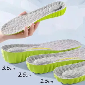 Height Increasing Insole Sports Shoe Pad Super Soft Full Coverage 2.5cm/0.984in 3.5cm/1.38in Height Booster for Men Women Ideal for Sports Shoes UltraSoft Material Comfortable Full Coverage Footwear - Bedroom, foot support u-shaped memory foam insole