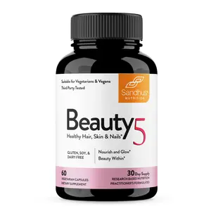 【Sandhus】Beauty5 Capsules GMO Free Gluten Free- 30 days supply