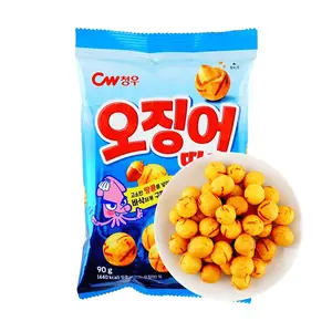 CW Squid Peanut Ball Snack Original Flavor 90g