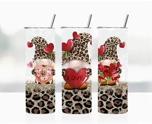 Cheetah Gnomes 20 oz Skinny Tumbler