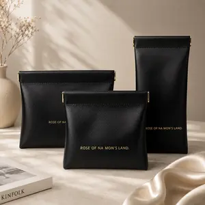 MeToMe | Women's 3-Count Small Waterproof Makeup Bag Set - Elastic Open-Close Storage Pouch for Lipstick, Headphones, Cosmetics, Home Organization