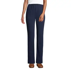 Lands' End Women's Petite Sport Knit High Rise Pants - X-Small - Radiant Navy