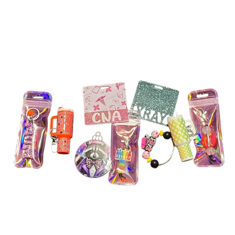 Office supplies, pen, keychains