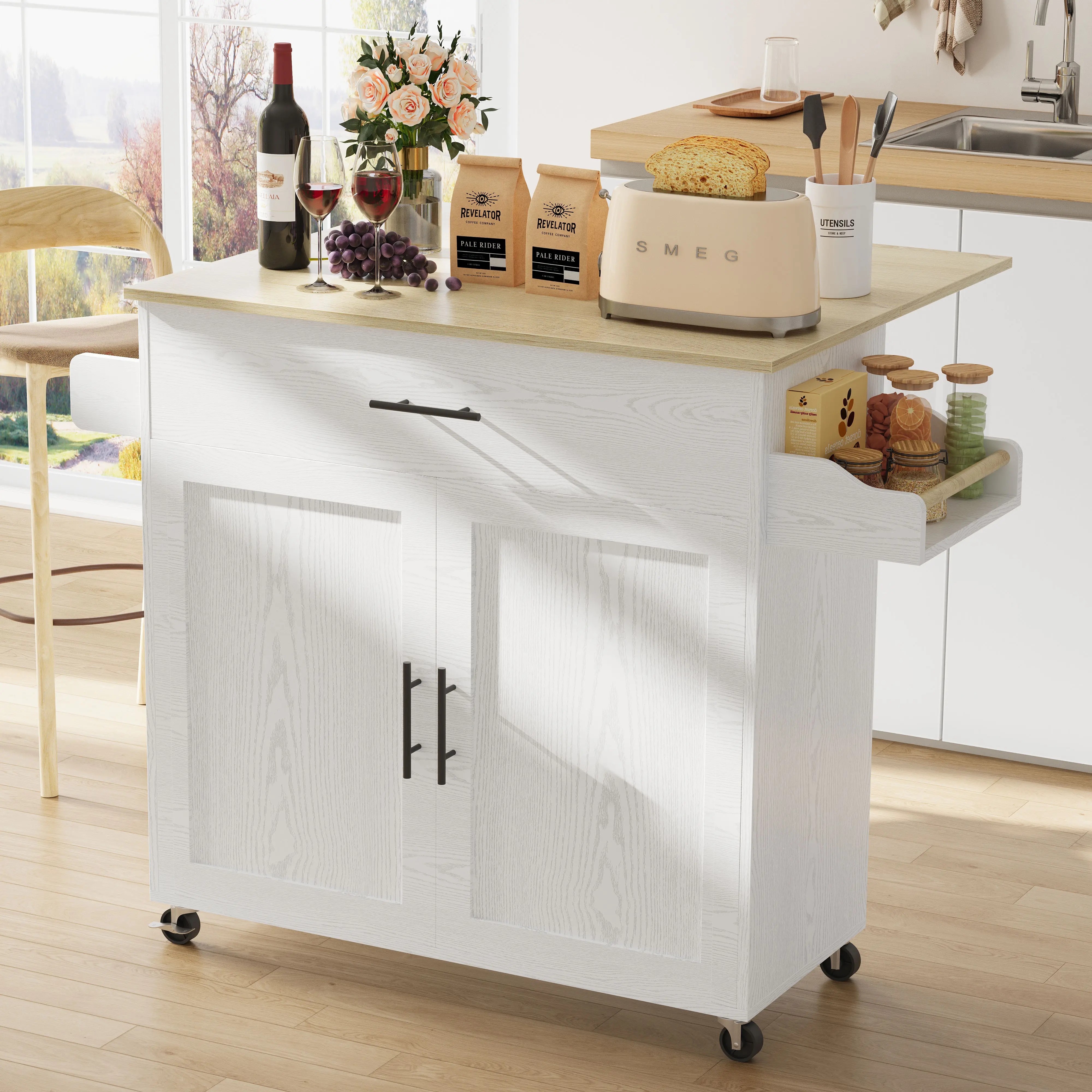 White - A Tier Spice Rack