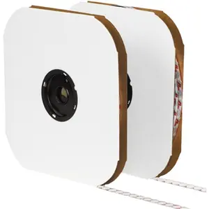 212 MAIN White Hook Tape Dots - 0.63 in., Tape Adhesive with Sticky Adhesive, Strong Adhesion for Multipurpose Use, Pack of 1200, Hook-Loop