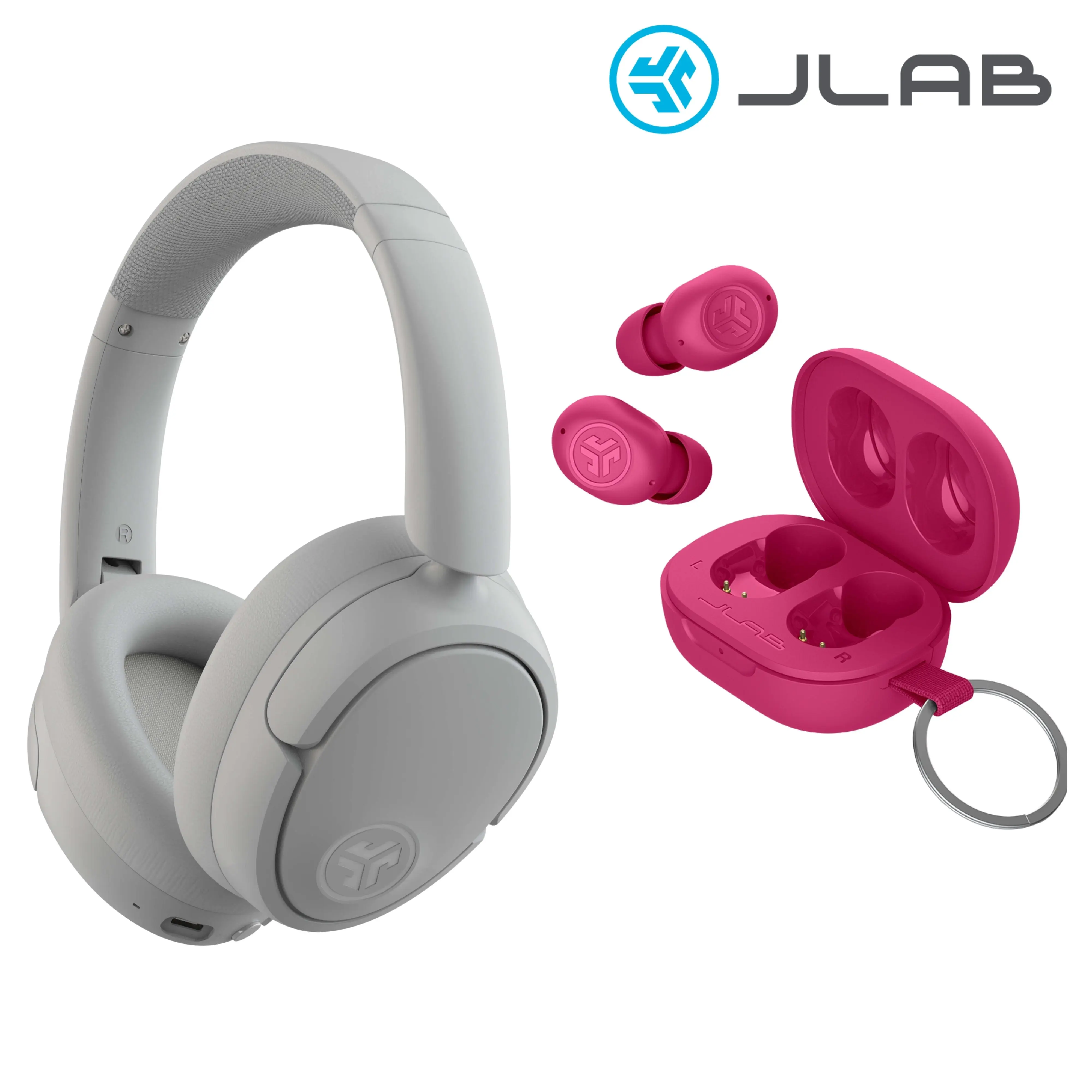JBuds Lux Cloud & JBuds Mini Pink