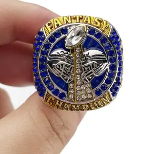 FFL 2022 Fantasy Football Champion Ring, Championship Ring Trophy World Champion Jewelry Men's Gifts