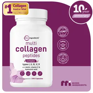 Micro Ingredients Multi Collagen Complex, 240 Capsules