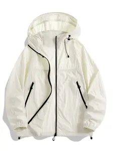 Men’s lightweight jacket for summer—outdoor fishing wear, vacation/travel beach outerwear, couples’ sports shirt