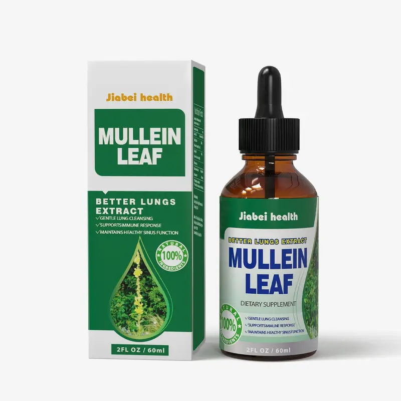 Mullein Leaf Extract for Better Lungs - Natural Ingredients, Supports Immune Response & Sinus Function, 2 Fl Oz