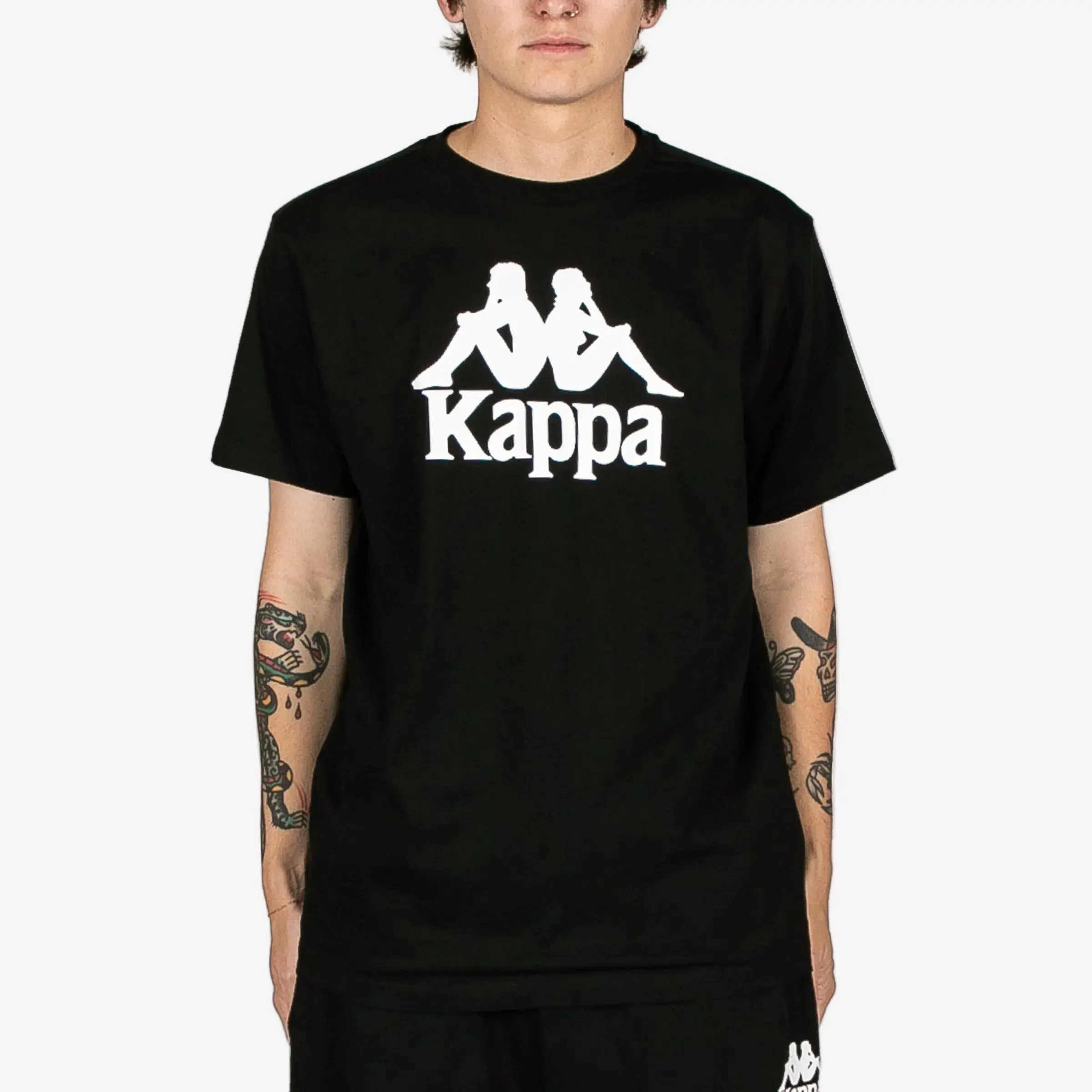 Authentic Estessi T-Shirt - Black, White, Crew Neck Casual, Short Sleeve Tshirts, Casual Daily Streetwear