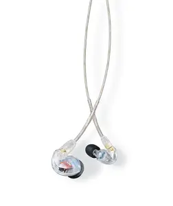 Shure SE425 PRO Wired Earbuds - Professional Sound Isolating Earphones with Detailed Sound, Dual-Driver Hybrid, Secure in-Ear Fit, Detachable Cable, Durable Quality - Clear (SE425-CL)