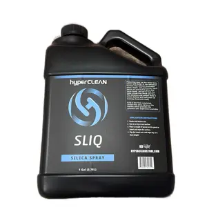hyperCLEAN SLIQ 2.0 Silica Spray Multi-Surface Quick Exterior Detailer with UV Protection Streak-Free Finish for Car Care Durable Versatile Use automotive care product Ceramic Hydrophobic Shield
