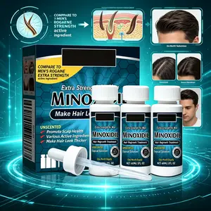 Minoxidil Hair Strengthening Serum – 3 Counts per Box, Hair Thickening & Moisturizing Scalp Care for Men, Perfect Gift for Boyfriend & Father