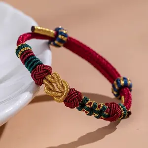 1pc 1pcs Mo Xiangli Hand-Woven Beaded Bracelet - Ethnic Bohemian Lucky Beads, Retro Jewelry Suitable for DIY Accessories, Gift for Weddings, Birthdays, Cultural Events
