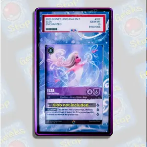 Elsa Enchanted Extended Art Custom Acrylic Display Case for OPTCG