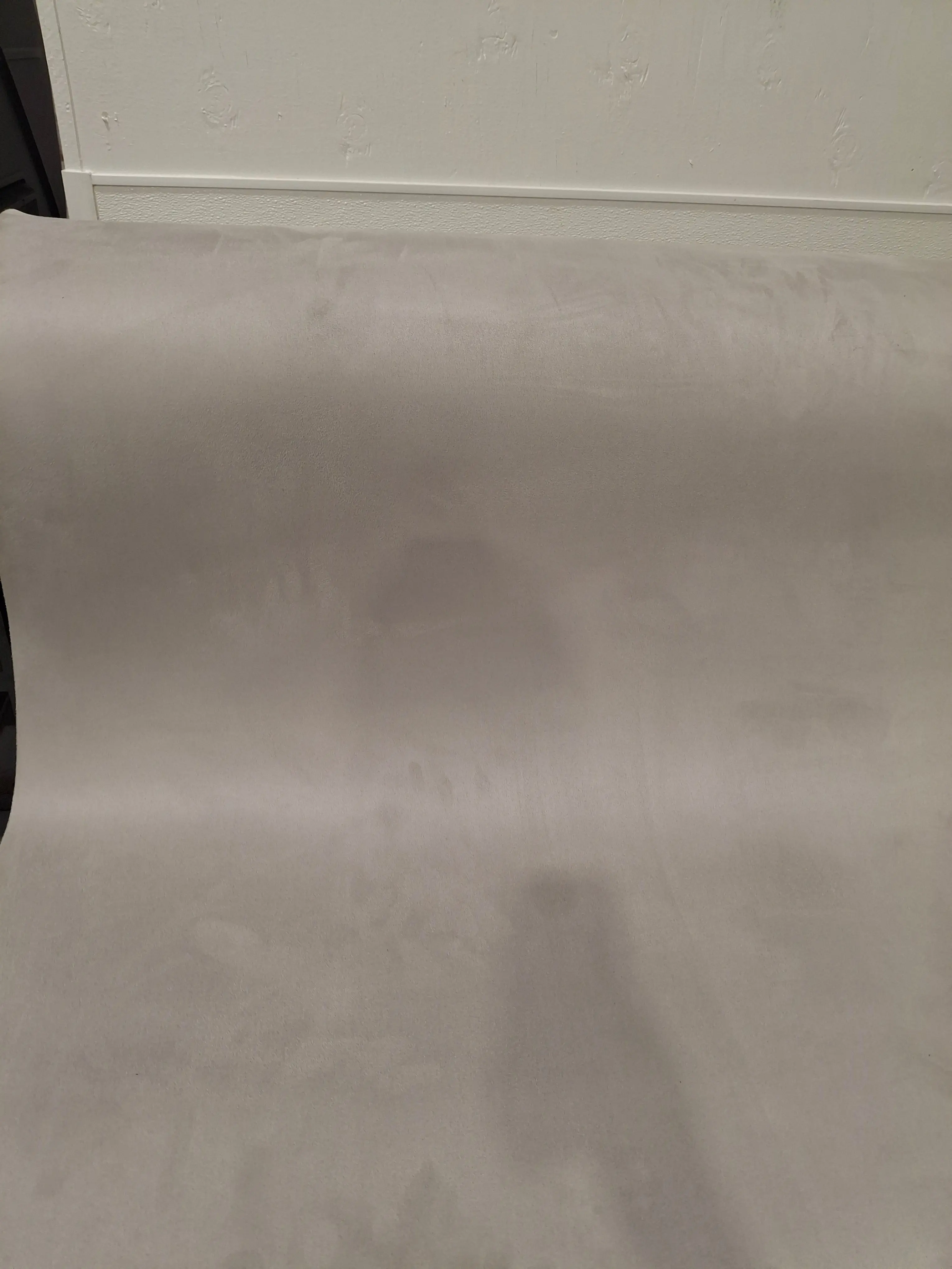 Gray Stretch Suede Headliner Foam Back Material 60" wide