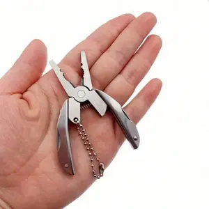 2-Piece Portable Multifunctional Mini Tool, Foldable Screwdriver & Keychain 2-In-1, Exquisite Sturdy Durable, EDC On-The-Go Tool For Daily Simple Repairs