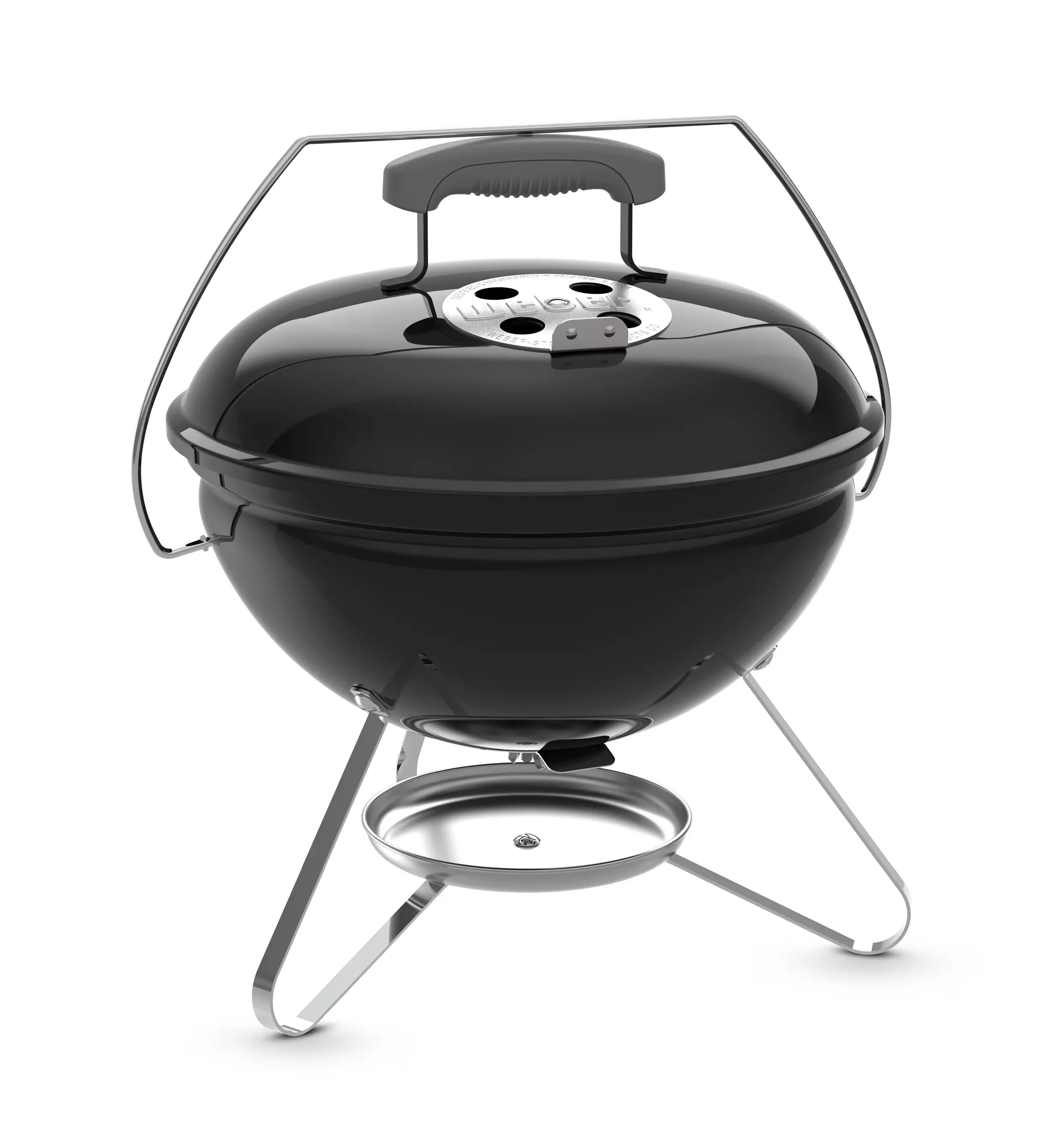 Smokey Joe Charcoal Grill, 14 Inch Portable Charcoal Grill with Handle, Black