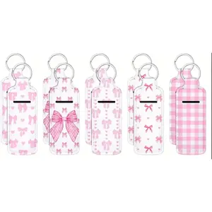 Heart and Bows Lipgloss Keychain Holders