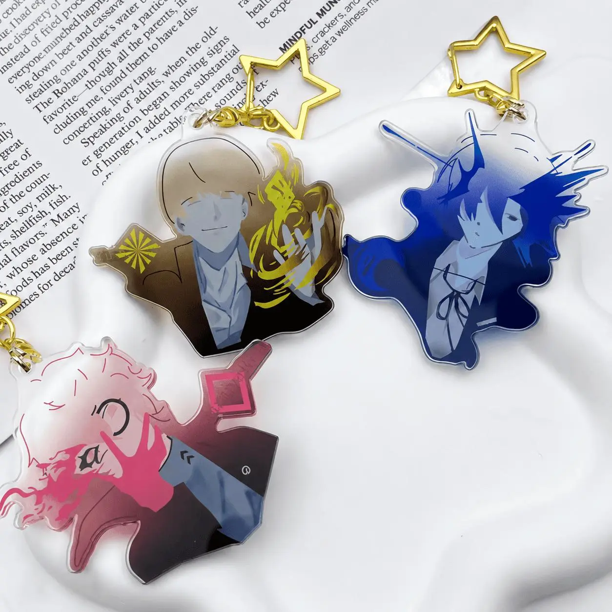 P 5 Double-Sided Acrylic Keychain, Great For Daily Use Or As Thoughtful Little Gifts For Your Friends And Yourself