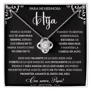 Regalo Para Hija Adulta, Regalo Para Mi Hija En Español, Cadena Para Mi Hija
