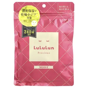 Lululun Precious, Beauty Face Mask, Moist Red 4KS, 7 Sheets, 3.82 fl oz (113 ml)