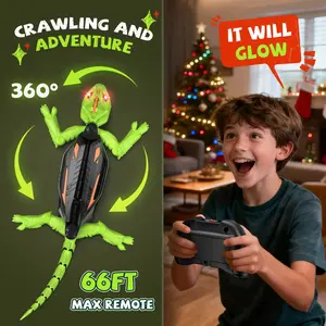 Wall-climbing lizard, wall-climbing cockroach, wall-climbing spider—remote-controlled prank toys; 2026 latest model; realistic electric wall-climbing insects; 2026 toy gift; novelty toy
