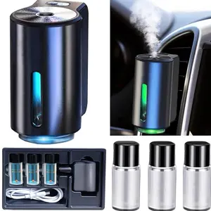 Smart Air Freshener - Compact Design with LED Light, Includes 3 Cartridges, Ideal for Home Use home freshener