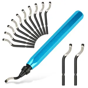 Deburring Tool with 12 High Speed Steel Blades, Deburring Tool 3D Printing, Deburring Tool for Metal, Resin, Copper, Plastic, PVC Pipes, 3D Printed Edges